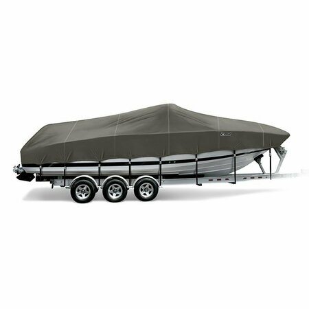 EEVELLE Boat Cover CUDDY CABIN Inboard Fits 21ft 6in L up to 102in W Charcoal WSVCDY21102-CHL